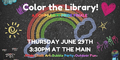Pride Finale: Color the Library!