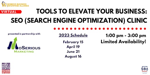 Tools to Elevate Your Business: Search Engine Optimization (SEO) Roundtable primary image