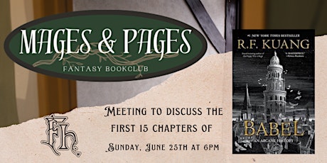 Mages & Pages Bookclub First Meeting
