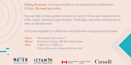 We Want to Hear From Women in Tech primary image