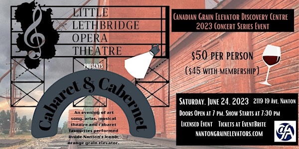 Cabaret and Cabernet in Nanton with Little Lethbridge Opera Theatre