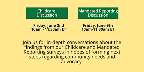 Childcare Community Conversation