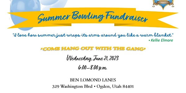 Northern Utah Coalition Summer Bowling Fundraiser 2023