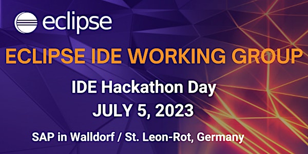 Eclipse IDE Working Group IDE Hackathon Day