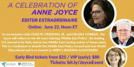 A Celebration of Anne Joyce: Editor Extraordinaire