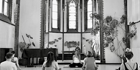 Yoga Class in a chapel!