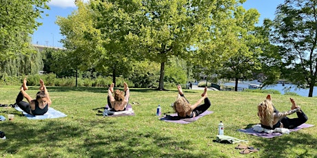 Outdoor Yoga by the Charles River