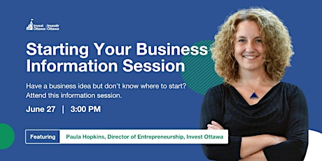 Starting Your Business Information Session (Virtual)
