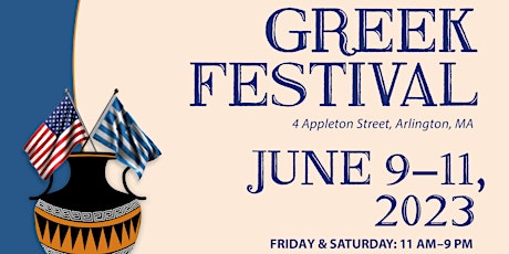 Arlington Greek Food Festival - June 9, 10 & 11