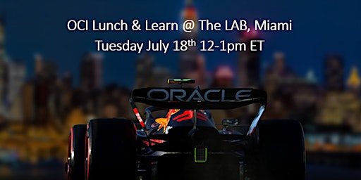 OCI Lunch & Learn 7/18/23 12-1pm ET primary image