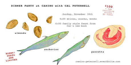 Dinner Party at Camino with CAL PETERNELL primary image