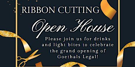 Goethals Legal, PC Ribbon Cutting  & Open House primary image