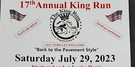 The King Run 2023, hosted by Wisconsin's Wheels of Hope, Inc.