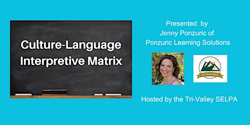 Culture-Language Interpretive Matrix with Jenny Ponzuric primary image