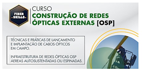 Imagem principal do evento Módulo |  101.2 - Construção de Redes Ópticas Externas [OSP] - Aracaju - SE