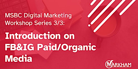 Introduction to FB/IG Paid and Organic Media primary image