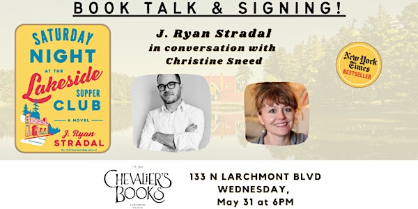 Book Talk! J. Ryan Stradal's SATURDAY NIGHT AT THE LAKESIDE SUPPER CLUB