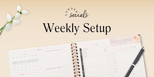 Sonder Social: Plan Your Upcoming Week!  primärbild