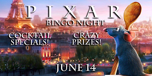 Pixar Bingo Night at the Britannia Arms Almaden!