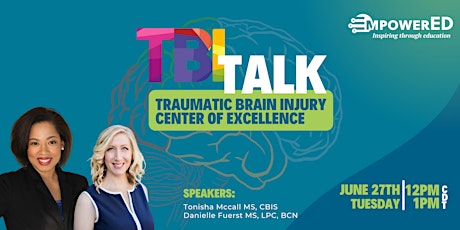TBI Talk with the TBI Center of Excellence