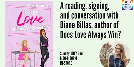 A conversation and signing of Does Love Always Win? with Diane Billas
