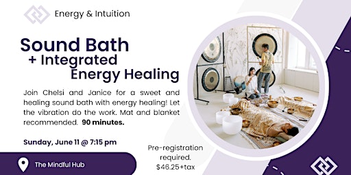 Sound Bath + Integrated Energy Healing primary image