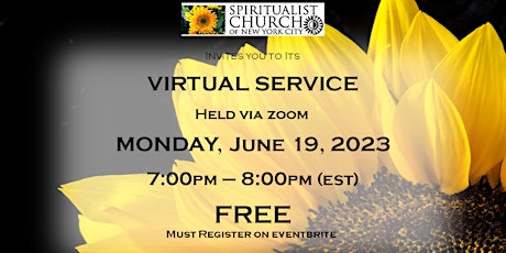 SCNYC June 19, 2023 Virtual Service