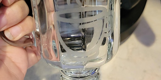 Craft and Sip glass etching workshop primary image