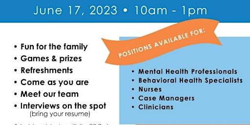 Family Friendly Job Fair  by Turning Point Community Programs primary image
