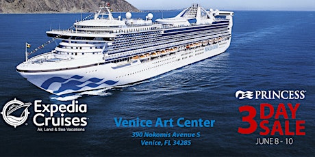 You're Invited! Princess Cruises 3 Day Sale Travel Expo - Venice primary image