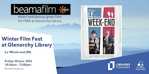 Winter Film Fest: Le Week-end @ Glenorchy Library primary image