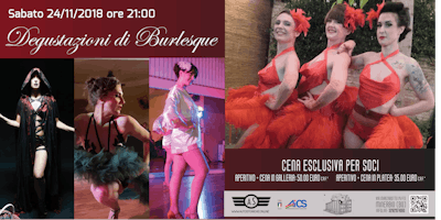 DEGUSTAZIONI DI BURLESQUE DEGUSTAZIONI DI BURLESQUE