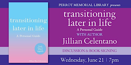 "Transitioning Later in Life," a Book Discussion and Signing