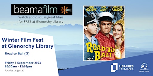 Winter Film Fest: Road to Bali @ Glenorchy Library primary image