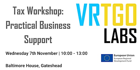 VRTGO Labs Tax Workshop: Practical Business Support primary image