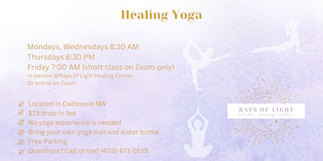 Healing Yoga - a combination of breath, meditation, yoga and energy healing