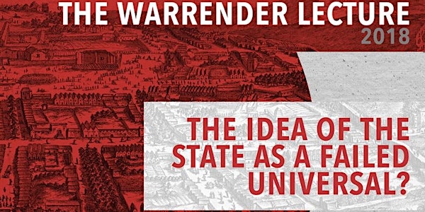 THE WARRENDER LECTURE 2018