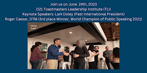 D21 Toastmasters Leadership Institute – COT primary image