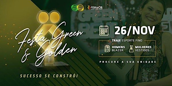 [RIBEIRÃO PRETO] Festa de Certificação Green e Golden Belt - 26/11