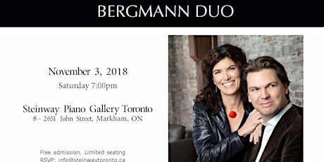 Bergmann Duo Piano Recital primary image