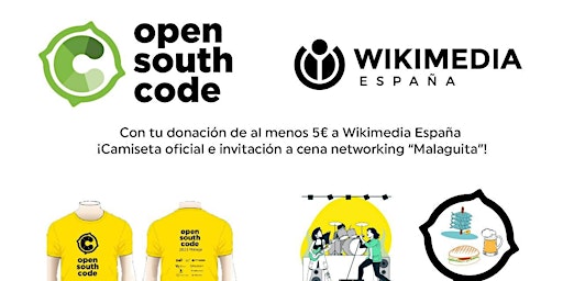 Imagen principal de Opensouthcode 2023 - Donación Wikimedia España