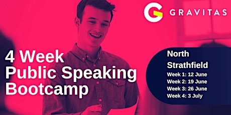 4 Week Public Speaking Bootcamp primary image