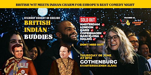 STANDUP COMEDY SPECIAL in English - British Indian Buddies primary image