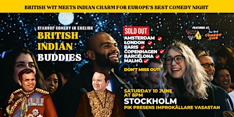 STANDUP COMEDY SPECIAL in English - British Indian Buddies