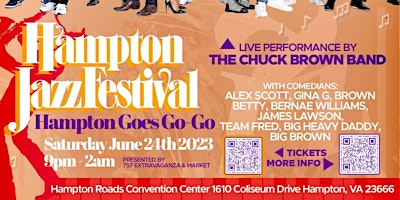 Hampton Goes Go-Go @ Hampton Jazz with the Chuck Brown Band Performing live