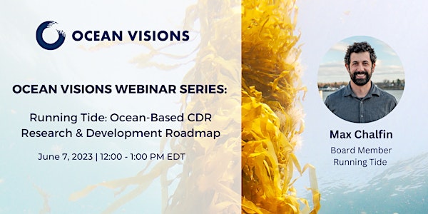 Running Tide: Ocean-Based CDR Research & Development Roadmap