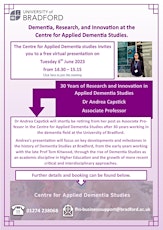 Andrea Capstick Retirement Presentation: 30 Years of Research & Innovation
