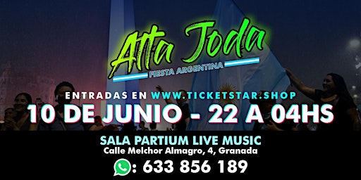 Alta Joda  Fiesta Argentina en Granada