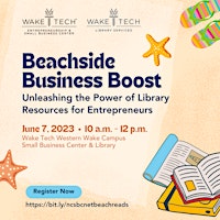 Beachside Business Boost: Unleashing the Power of Library Resources for Ent primary image