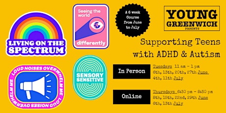 ONLINE- Understanding and Supporting Teens with ADHD and Autism